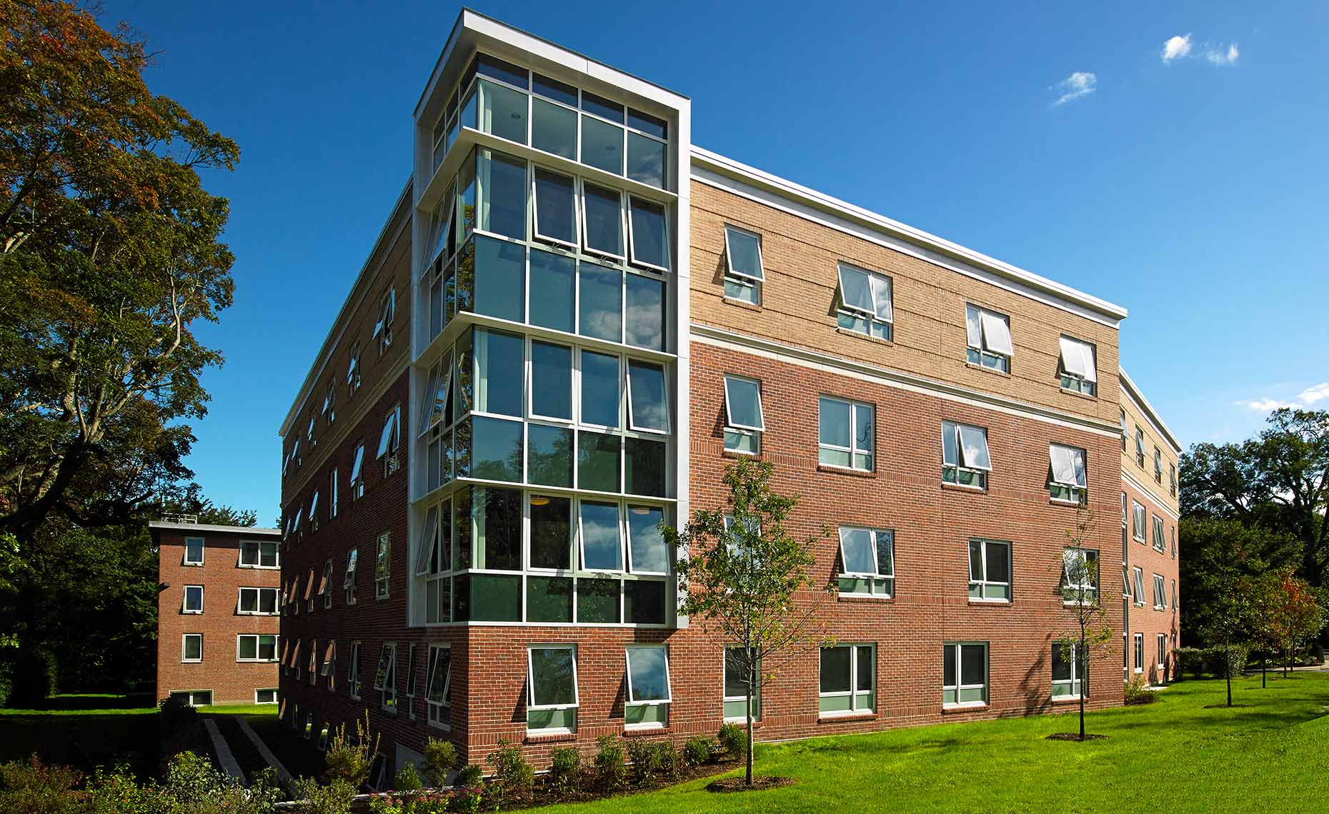 Bridgewater State Scott dormitory, Architectural Exterior-CF012272-IP2