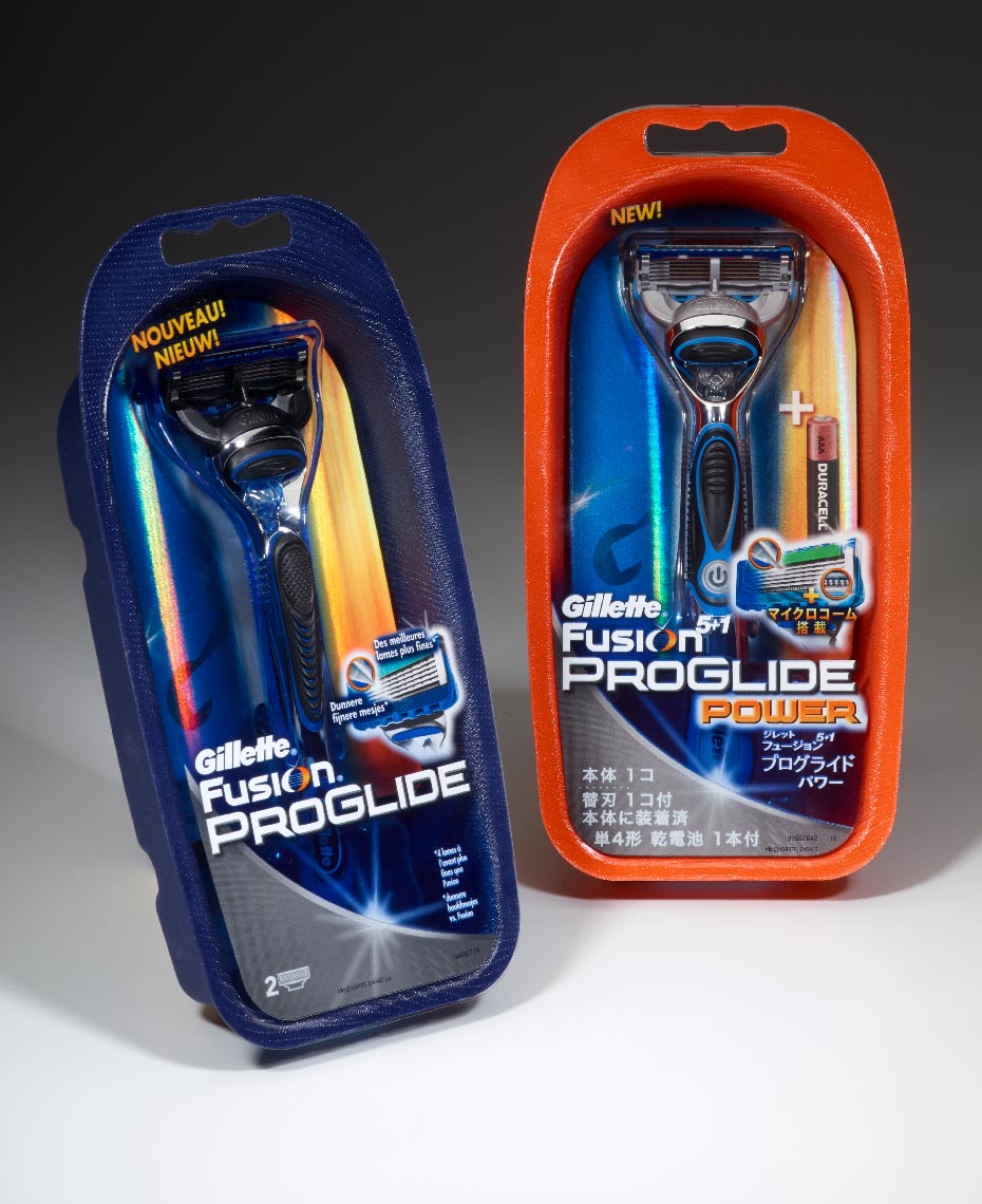 Razor in Packages Product Photograph Gillette-12-17-10-1384-F