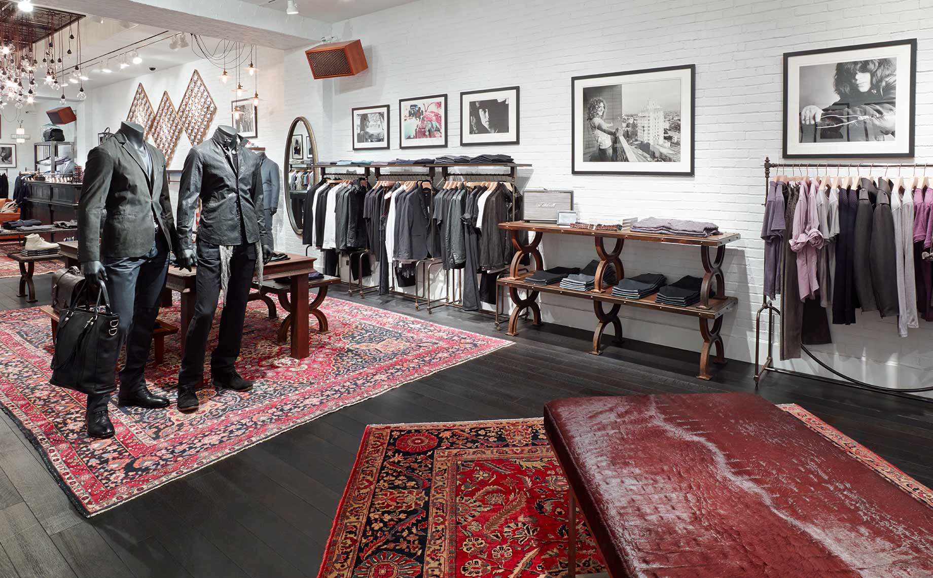 Architectural Interior Photograph of John Varvatos Clothing Store-Copley-Place12622-IP